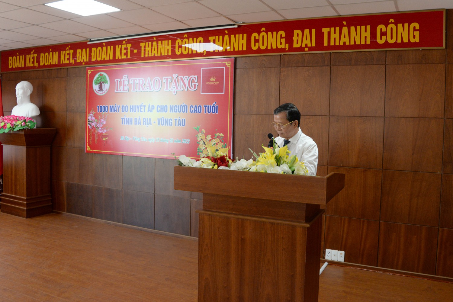 Ông Lương Trí Tiên – Trưởng Ban đại diện Hội Người cao tuổi tỉnh Bà Rịa – Vũng Tàu phát biểu