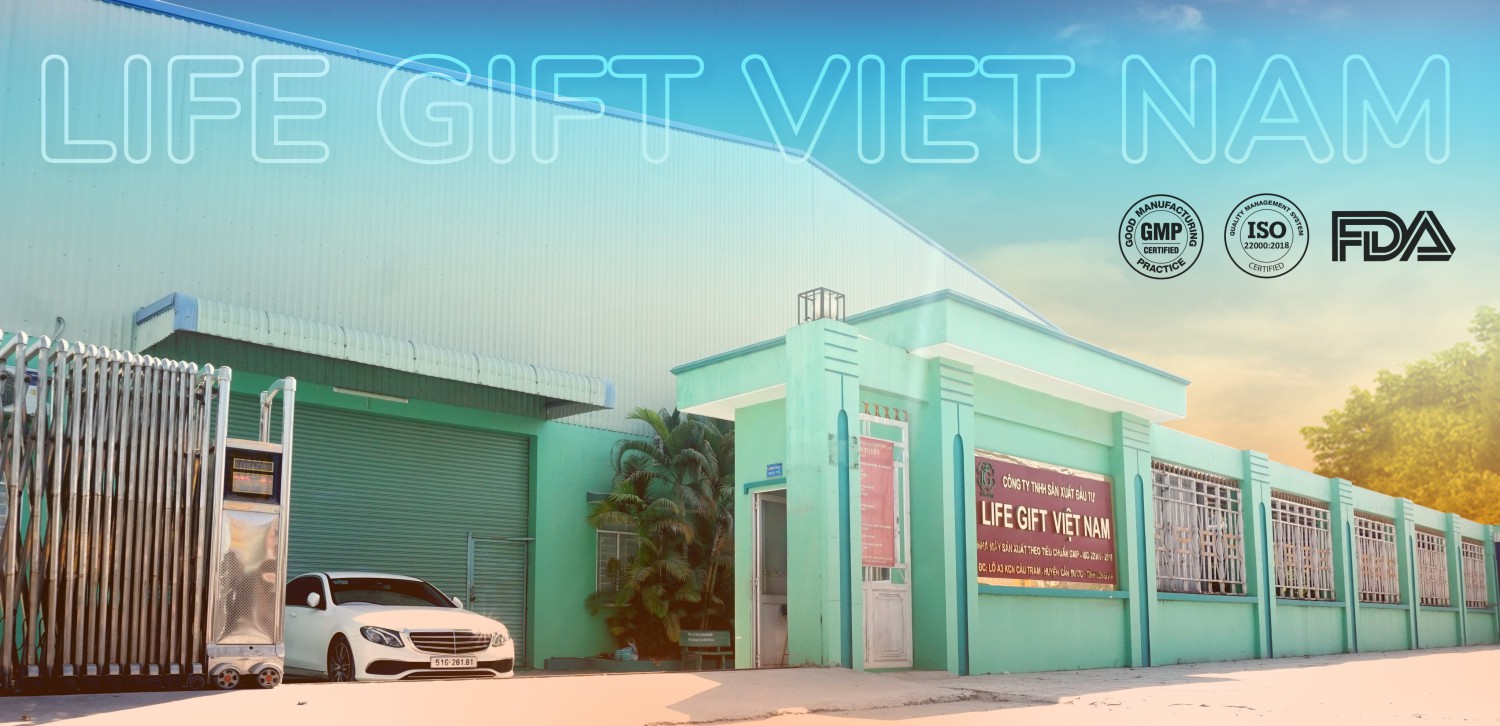 Nhà máy Life Gift Việt Nam đạt chuẩn GMP